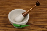 Stoneware Mortar & Pestle