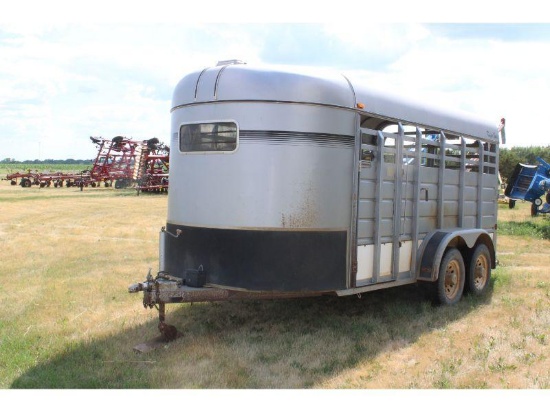 1998 6x16 Kieffer Stockman Express Livestock Trailer;