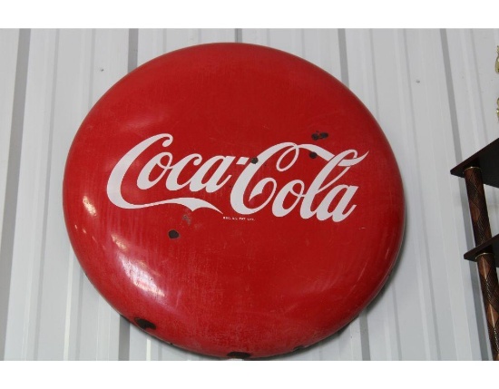 3 Ft. Coke Button Sign