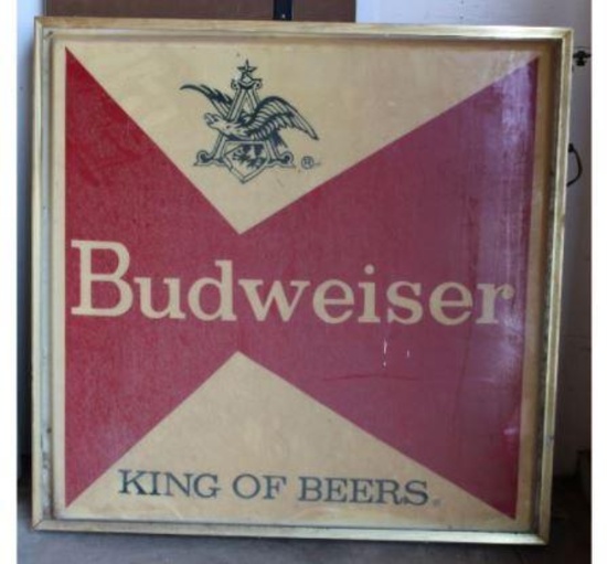 Budweiser 4 Ft. x4 King of Beers Sign