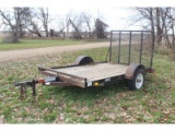 DCT 6x10 Trailer w/ Mesh Drop Gate, Good