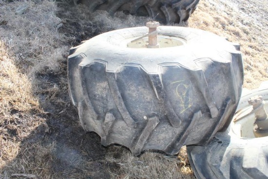 21.5L-16.1 Tires Off of Brent Light Foot Grain Cart