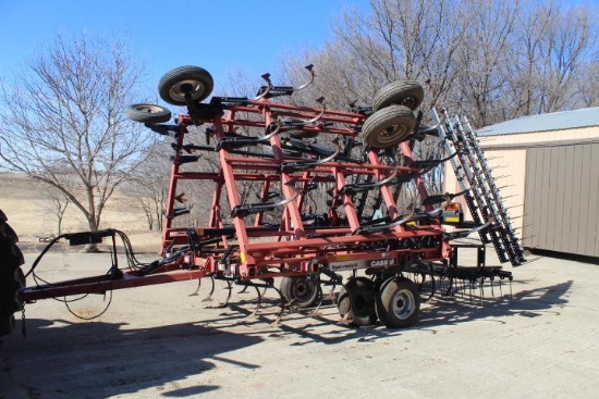 Case IH Tigermate II Field Cult. w/ 4 Bar Harrow, 28 1/2 Ft., Good Condition, SN: JFH0026633