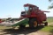 MF #750 Combine w/ Red Cab, Dsl. 372 Perkins Eng., 18Ft. Bean Head will sell with Machine