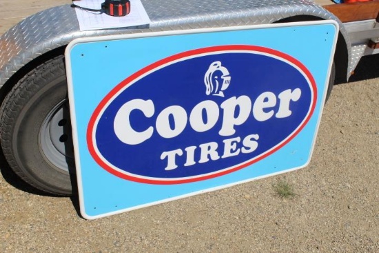 Cooper Tire Metal Sign - 44 In. x 30 In.