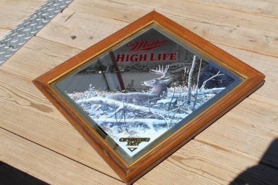 Miller High Life Mirror Sign