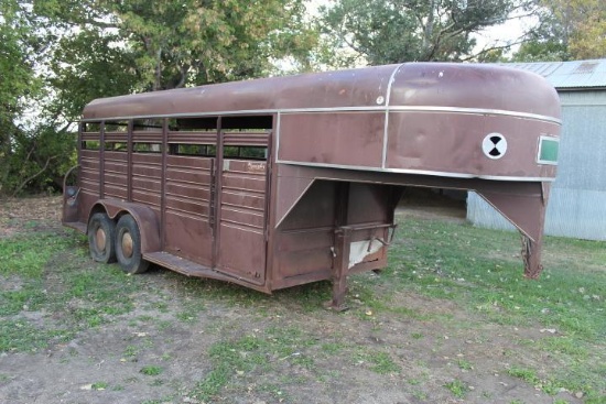 1984 16' Stock Trailer