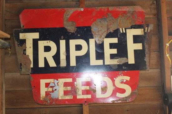 Triple F Feeds Met. Sign