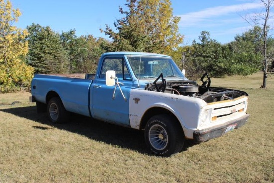 1969 Chevy C-10 Pickup w/ New 350 Eng., 4 Spd. Man. Trans., shows 49,800 Miles