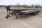 DCT 8 Ft.4 In. x 19 Ft. Deckover Trailer w/ 5 Ft. Beaver Tail & Ramps, Pintle Hitch