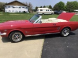 1966 Ford Mustang convertible, 7,000 miles on comp. restoration