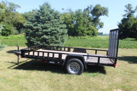 2011 DCT 7 Ft.x12 Ft.- Sgl. Axle Flatbed Trailer