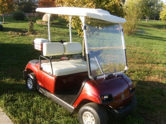 Yamaha golf cart, battery powered