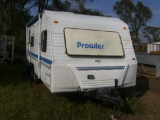 1995 Prowler 22LU camper, bumper hitch