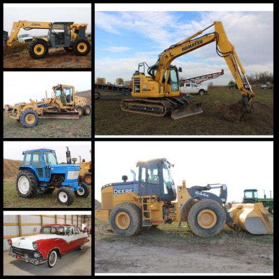 Lrg. Construction Equip. & Collector Car Auction