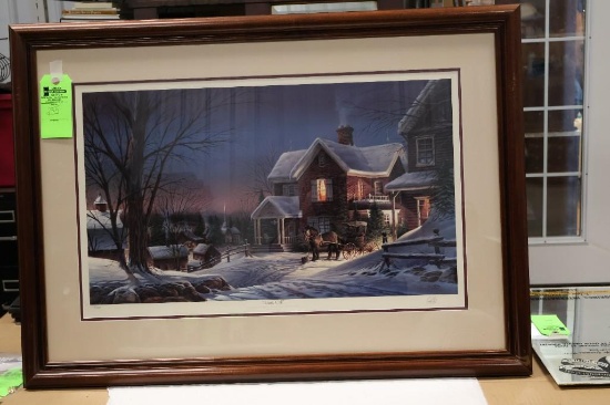 Terry Redlin Country Doctor Series - Winter (House Call)