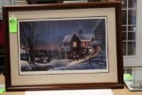 Terry Redlin Country Doctor Series - Winter (House Call)