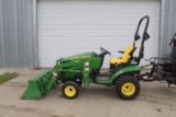 JD 1025R MFWD Lawn Tractor