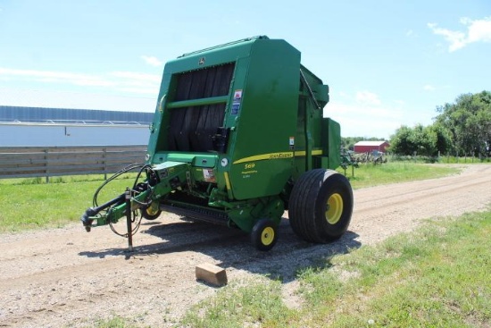 JD #569 Mega Wide Plus Round Baler, 2014