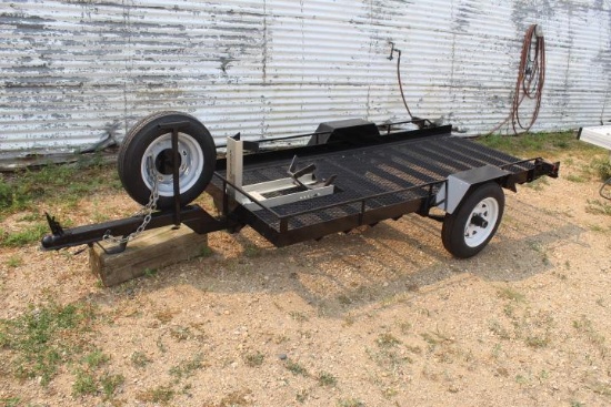 HM 43 In. x101 In. Motorcycle Trailer, Nearly New