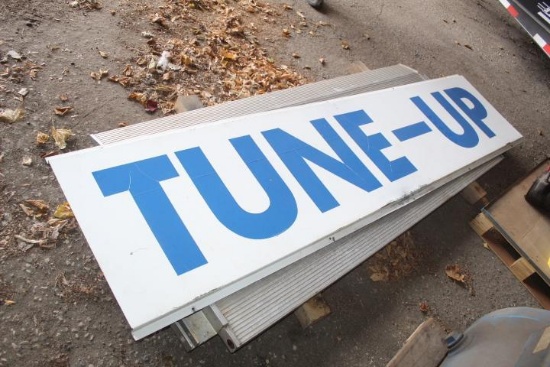 9 Ft. 4 In. x 26.5 In. Steel Tune Up Sign