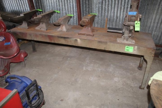 24 In. x8 Ft. x28 1/2 In. Steel Welding Tbl.