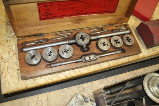 Greenfield No. 5 Little Giant 2 Pc. Adj. Die Screw Plate