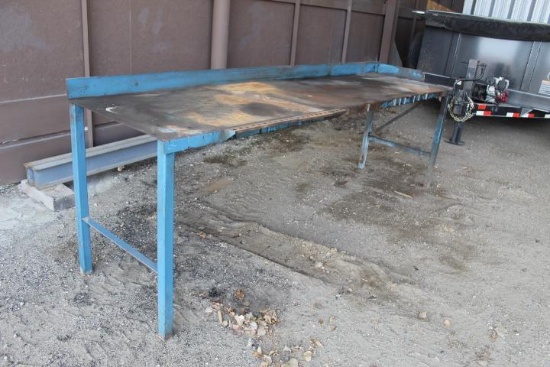 10 Ft. x31 In.x38 In. T Steel Welding/Shop Bench