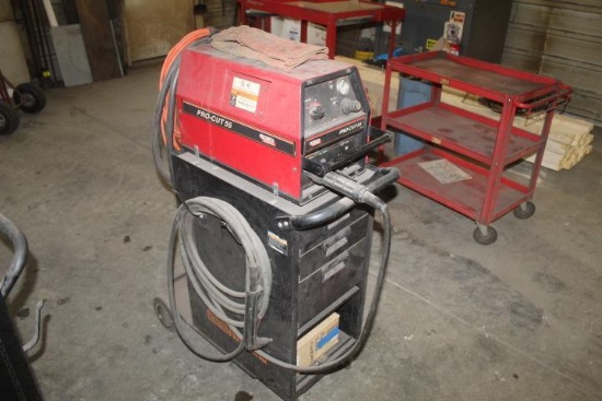Lincoln Pro-Cat 55 Plasma Cutter w/ Chic. Elec. Welding Cart