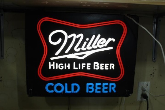 20 In.x15 In. Miller High Life Lighted Sign