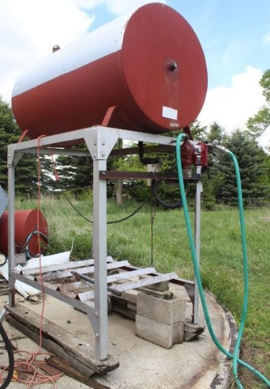 300 Gal. OH Dsl. Tank w/ Fill Rite Elec. Pump