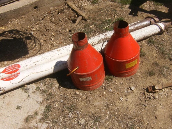 2 aeration tubes and fans