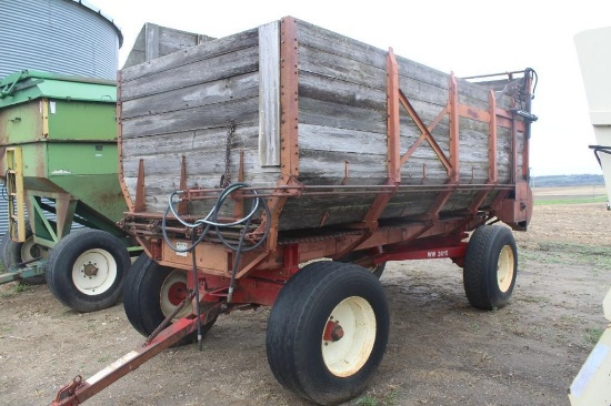 wood silage wagon, hyd. endgate, WW2416 gear