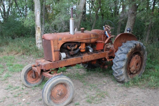AC WD 45 Tractor w/ WF, 14.9-28 Tires, Eng. Stuck