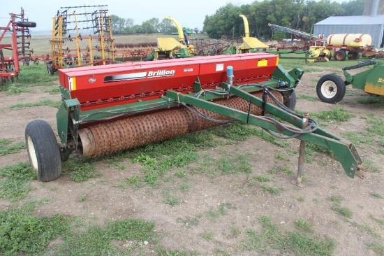 Brillion Sure-Stand SS-12 PT Drill, 12ft.w/ Grass Seed, SN: 178460, Nice