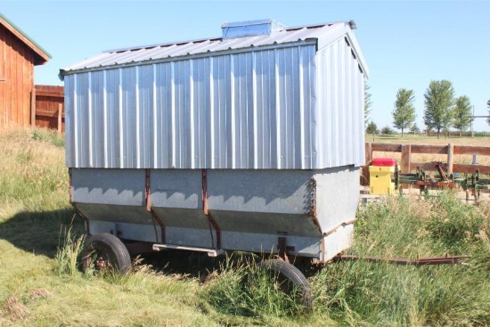 Galv. Flare Box w/ Encl. Top
