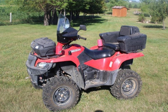 2014 Suzuki King Quad 500 AXI ATV w/ 4x4, 4,300 Miles, Winch, Good Cond.