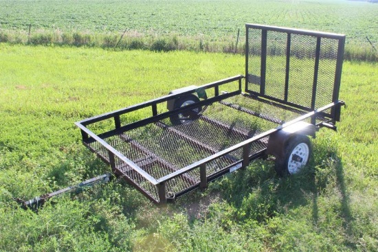 Great Timber Trailers 4ft.x8ft. Trailer w/ Steel Mesh Floor & Drop Gate VIN#4YMUL08167M044624