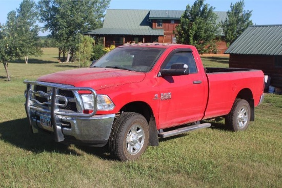 2016 Dodge Ram 2500 ST Single Cab Pickup w/ 5th wheel ball, 156,600 Miles