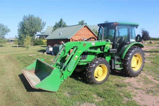 JD 5101E MFWD Tractor w/ JD H260 Loader w/ 7ft. Bucket, 3 Pt., 540 PTO, Dual Hydr., 1,000 Hrs.