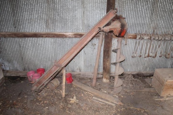 3 Pt. Post Hole Digger w/ 8 In. Bit