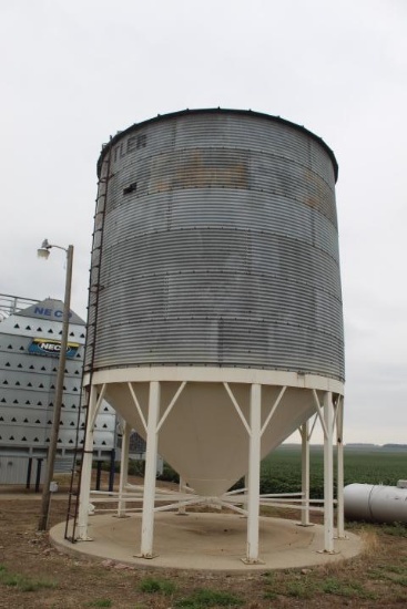 4000 Bu. Wet Bin w/ Cone Bottom, To Be Moved