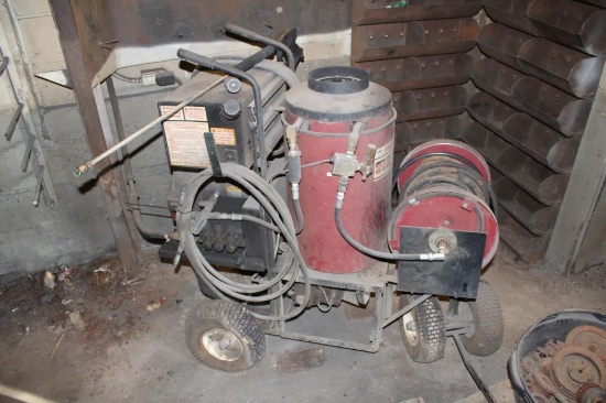 Allied MFG Hot Water Pressure Washer, Dsl., On Cart