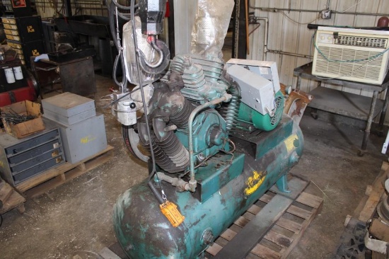 Horizontal +/-80 Gal. 4 Cyl. Hi-Low Air Compressor, w/ 7.5 HP 3 Ph. Motor