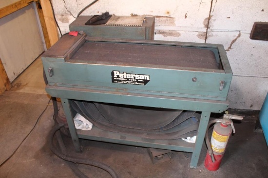 Peterson Mach Tool RG-1234 3 Ph. Belt Sander w/12in.x34in. Belt