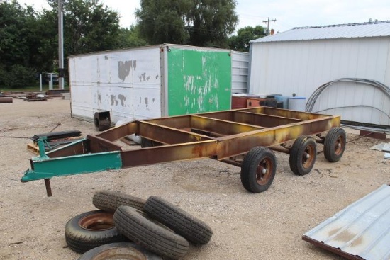 Triple Axle Yard Trailer, 78in.x12ft.Bed