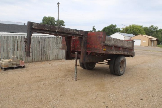 Shopmade 5th Wheel Sgl. Dual Axle Trailer w/7ft.x10ft.Box