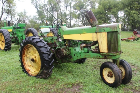 JD 630 Tractor w/Power Steering, Narrow Front, SN: 6314273, Engine Stuck