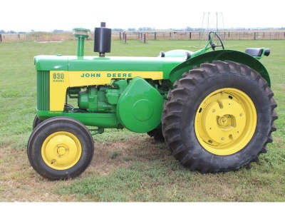 1958 JD 830 Dsl. Tractor