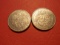 Lot of 2, Mexican 50 Peso